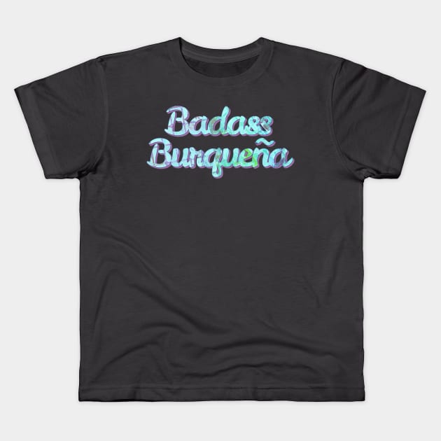 Badass Burqueña Kids T-Shirt by yaywow